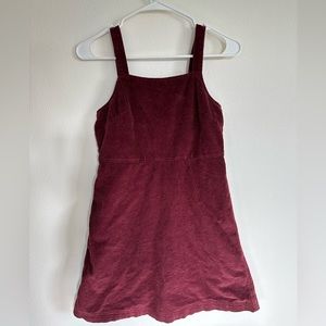 American Eagle maroon corduroy dress